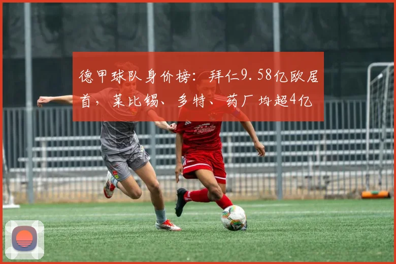 德甲球队身价榜：拜仁9.58亿欧居首，莱比锡、多特、药厂均超4亿
